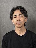 センターパート＆ウルフ＆フェザーパーマ＆大人パーマ＆イケオジ