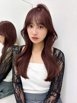 アイトーキョーエス 渋谷(AI TOKYO S)&nbsp;レイヤーカットくびれ巻きラベンダーブラウン髪質改善渋谷