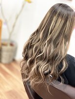 ニーナ ヴィジョン(NINA visioN)&nbsp;ロングバレイヤージュ☆#ヘアカラー#3Dカラー#ニーナビジョン