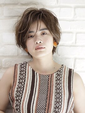 エムスラッシュ 新百合ヶ丘(M.SLASH) 【M.SLASH】レディライクこなれショート/シークレットハイライト