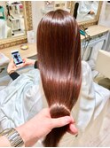 関塚おすすめ【&.La Blanche のヘアエステ】艶ピンクベージュ