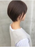 小顔ナチュラルショートヘア