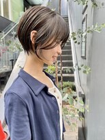 ヌード(NUDE)&nbsp;NUDEボブショート20代30代40代大人ショートボブアッシュオリーブ