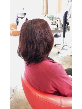 ヘア スパ リゾート リアン(hair spa resort Lien) “赤紫カラー”