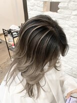 アンダーバーホワイト 広島 並木店(_WHITE)&nbsp;バレイヤージュ【シャドールーツ】