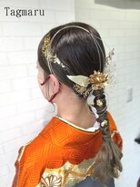 タグマル&nbsp;金箔水引トレンド袴スタイル☆