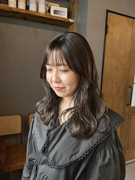 パム 恵比寿(PAM.) ふわっと波巻きグレージュブラウン