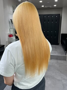 ベレーザ 渋谷(BELEZA) 4540ニュアンスカラーシルキーブリーチブロンドハイトーンカラー