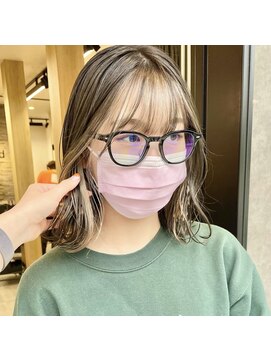 サンド 表参道(sand) 表参道ブリーチインナーカラーダブルカラーベージュ