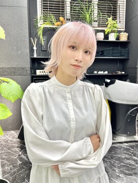 チュダック(ChuDuck) 【◎甘くてカワイイ◎】韓国風《ペールピンク》ケアブリーチ