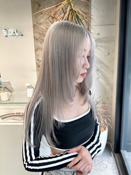 ソル 栄矢場町(SOL) 切りっぱなしボブ/美髪/ピンクブラウン[栄駅/矢場町駅]