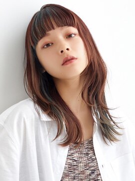 ラフィスヘアー シーマ 静岡店(La fith hair cima) 【La fith】くびれミディアム×オン眉