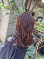 エマ(EMMA) オレンジブラウン×質感再整カラー  【EMMA/浜町】yui