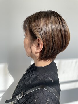 ソルバー(SOLVER) 大人ショート白髪ぼかし