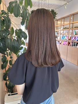 アドラーブル 万代店 (adorable) 20代30代大人かわいいモカベージュナチュラルロブヘアー美肌