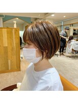 トッカ ヘアアンドトリートメント 難波店 小顔似合わせカット愛されクールショート20代/30代40代50代/難波