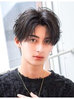 オーシャントーキョー 渋谷神南(OCEAN TOKYO) 毛流れセンターパート黒髪