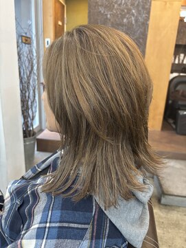 ヘアメイク デザート(HAIR MAKE DESART) 木村法子【レイヤー外ハネスタイル×グレージュ】