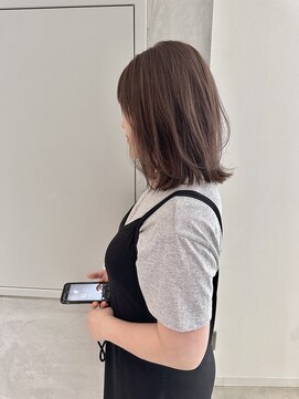 ヨーク(YOKE) YOKE 外ハネボブ結べるボブレイヤーボブラベンダーグレージュ