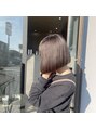 リリ(Riri)&nbsp;ライン感のあるボブ、オレンジ味の無くしたカラー得意です！