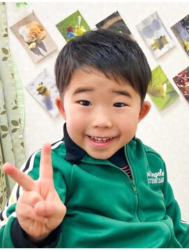 黄ぐまくん美容室 お子様カット ショート