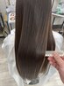 【導入率全国１％限定】　縮毛矯正ストレート・カット・バイカルテTRコース