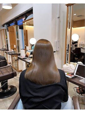 ヘアーサロン ウィング(HAIR SALON Wing) 赤坂＊ブリーチなし赤み消しオリーブグレージュ