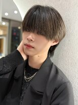 ジーナ 天神(Zina)&nbsp;マッシュウルフ/ブルーブラック 【メンズサロンZina天神】