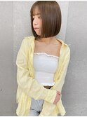 大人美人ボブ　ショコラアッシュ