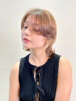 エムスラッシュ アヴェダ 自由が丘(M.SLASH AVEDA)&nbsp;ウルフミディアム/くびレイヤー/フェイスフレーミング/自由が丘