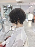 前髪長めショート