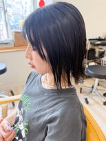 モリオ フロム ロンドン 成増店&nbsp;【morio成増/児玉】外ハネミディアム　黒髪