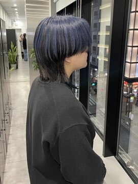 ゴウトゥデイシェアサロン 町田店(GO TODAY SHAiRE SALON) アンブレラカラーブルー♪