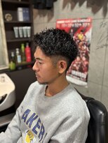 グロウヘアワークス(grow hair works)&nbsp;ツーブロック×ツイストパーマ