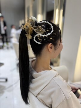 ブルーテーフ(Bleu Terre) 華やかポニーテールセット