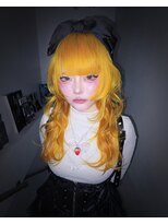 キイ 原宿 表参道(K.e.y)&nbsp;姫カット/レイヤーカット/イエローカラー