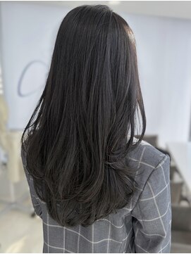 エアー 青山(AIR) 顔周りカット/似合わせカット/レイヤーカット/前髪長め/韓国ヘア