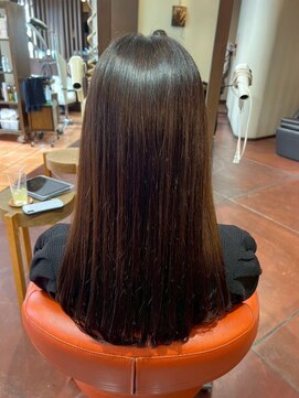 ダアッカ(da acca) 【髪質改善、ナチュラルブラウン】河原町/三条/縮毛矯正/艶髪