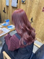 アフターニュース 新潟(afternews)&nbsp;ピンクブラウン/ダブルカラー/ケアブリーチ/髪質改善/駅前/駅南