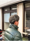 スパイキーショート×ブロンドハイライト