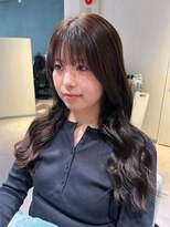アム(amu) 前髪ストレート/顔まわりカット/シースルーバング/前髪髪質改善