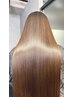 カット+美髪矯正ケラチンストレート+最高級前処理tr（6月リピーター様限定）