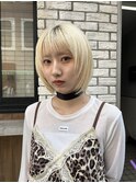 ショートボブレイヤーカット