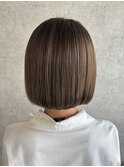 髪質改善 透明感カラー
