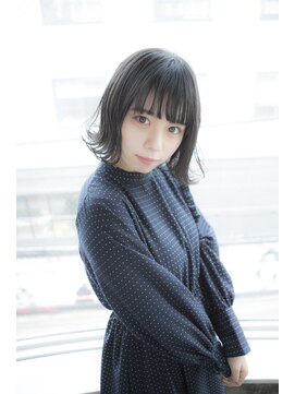 サロンドミルク 原宿(salon de MiLK) 【salon de MiLK 原宿】外ハネツヤ感ニュアンスカール