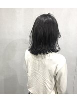 エヌ(N) N/92co. 切りっぱなしボブ×オリーブグレージュ