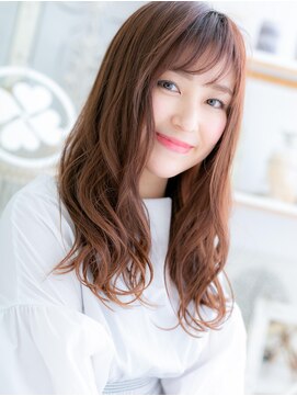 モッズヘア 越谷(mod's hair) ■チェリーブラウン抜け感小顔ウェーブ107-3★越谷20代30代40代