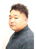 【ヨシザワ人形町】サイドパート刈上げハードパーマ