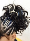 お祭りヘアーセット