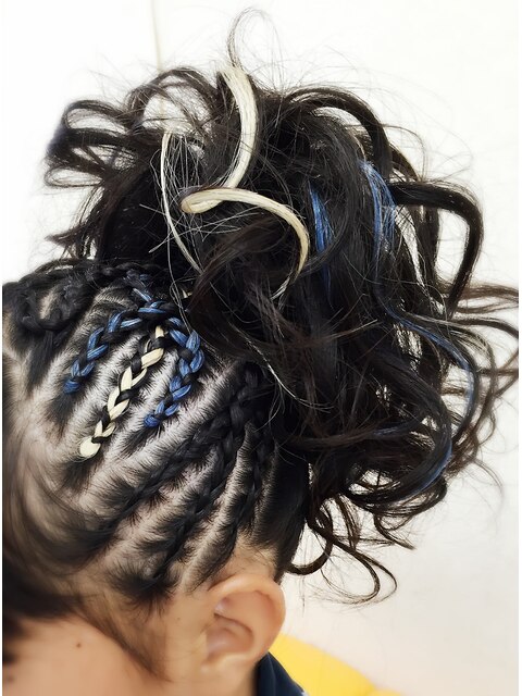 お祭りヘアーセット